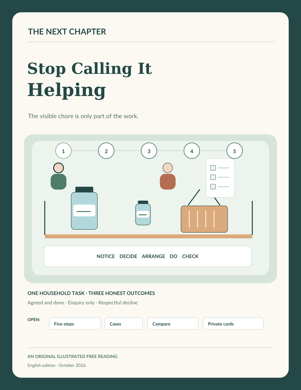 Illustration for Stop Calling It Helping