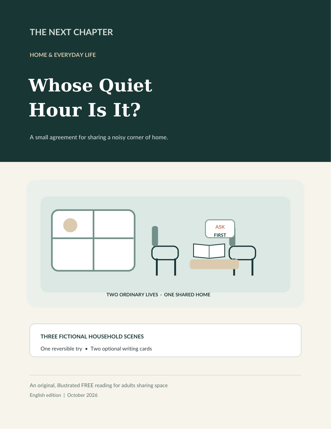 Illustration for Whose Quiet Hour Is It?